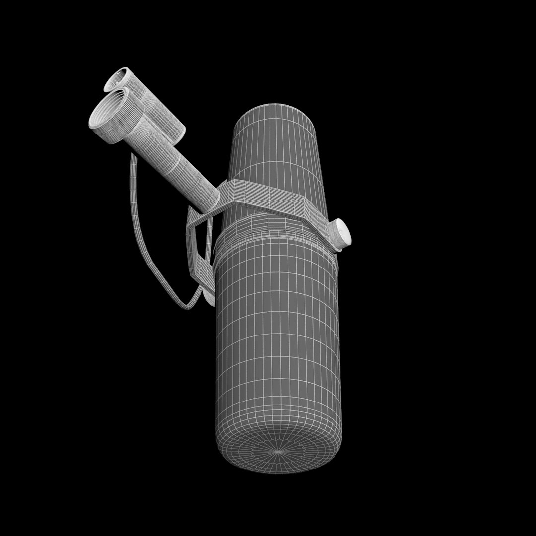 radio microphone shure sm 3d model