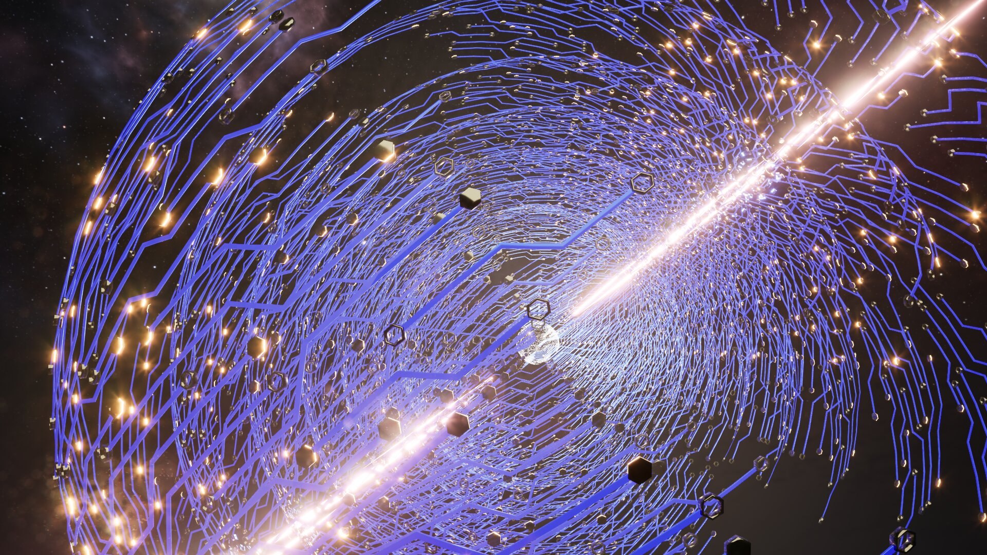 Animated Electrical Circuit Planet 3D Model - TurboSquid 2281569