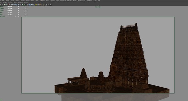 Hindu india old temple 3D - TurboSquid 1497944