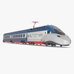 3D Amtrak Alstom Avelia Liberty Train