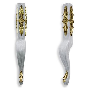 Classical Ornamental Leg-8-White Wood
