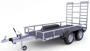 3D trailer cargo model