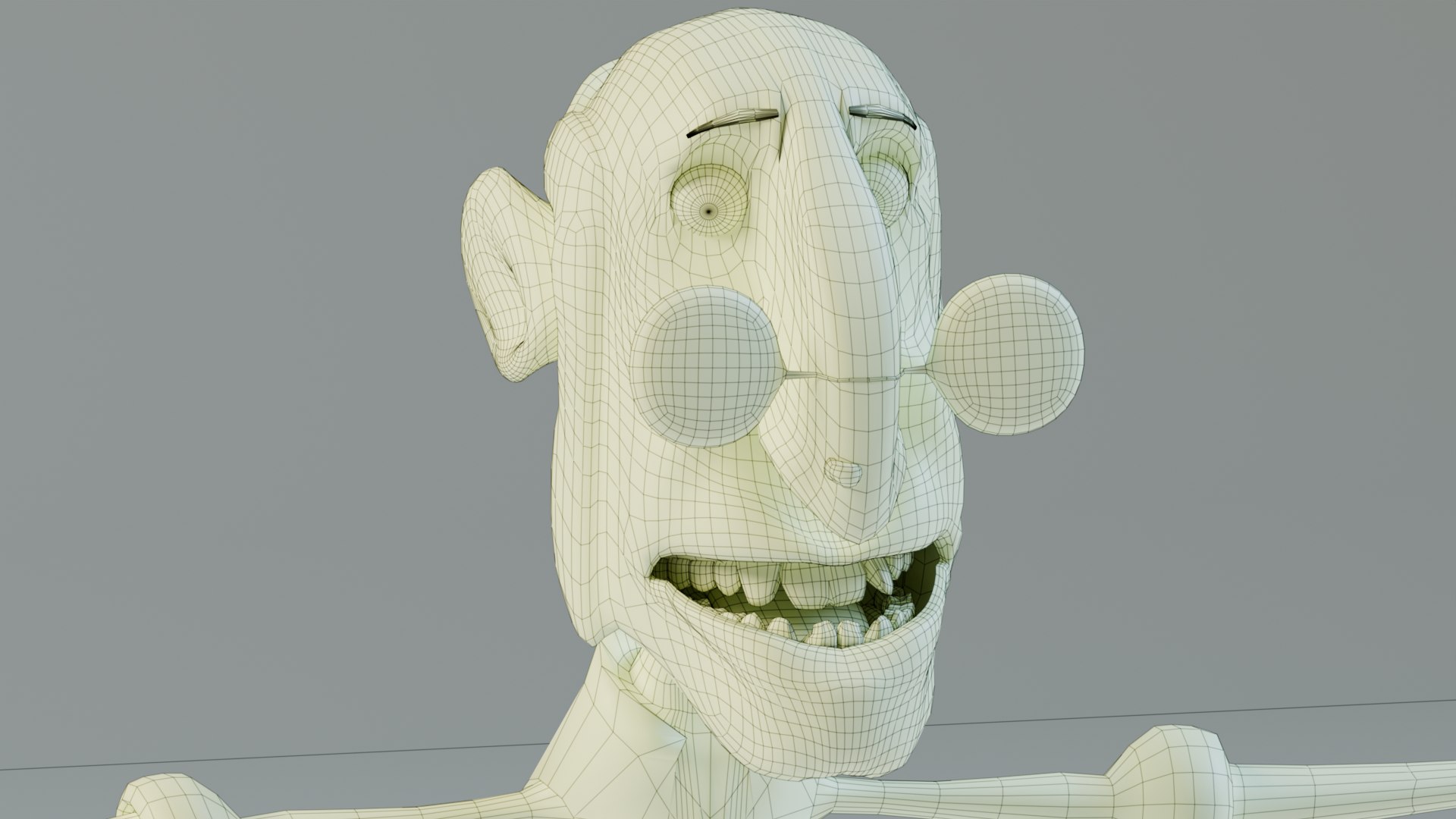 Cartoon Old Man Rigged Game-Animation-Ready Low Poly 3D model https://p.turbosquid.com/ts-thumb/mG/vwscXy/Ir/wireframe9/png/1745858507/1920x1080/fit_q87/ddfe06f05199eb0234f18a745cc465defecd9f45/wireframe9.jpg