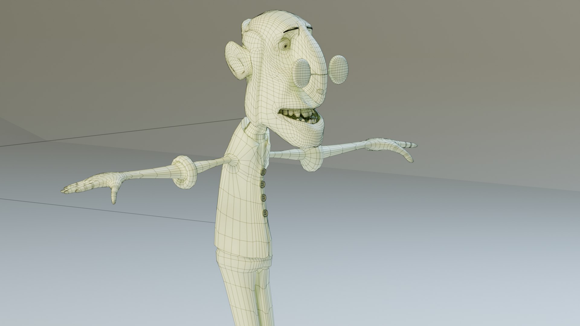 Cartoon Old Man Rigged Game-Animation-Ready Low Poly 3D model https://p.turbosquid.com/ts-thumb/mG/vwscXy/nY/wireframe5/png/1745858507/1920x1080/fit_q87/c660859861b3ef36f2f3a6f229be981bd2f6e5aa/wireframe5.jpg