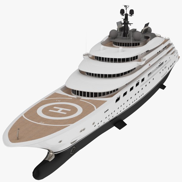 3D Charlize Yacht model