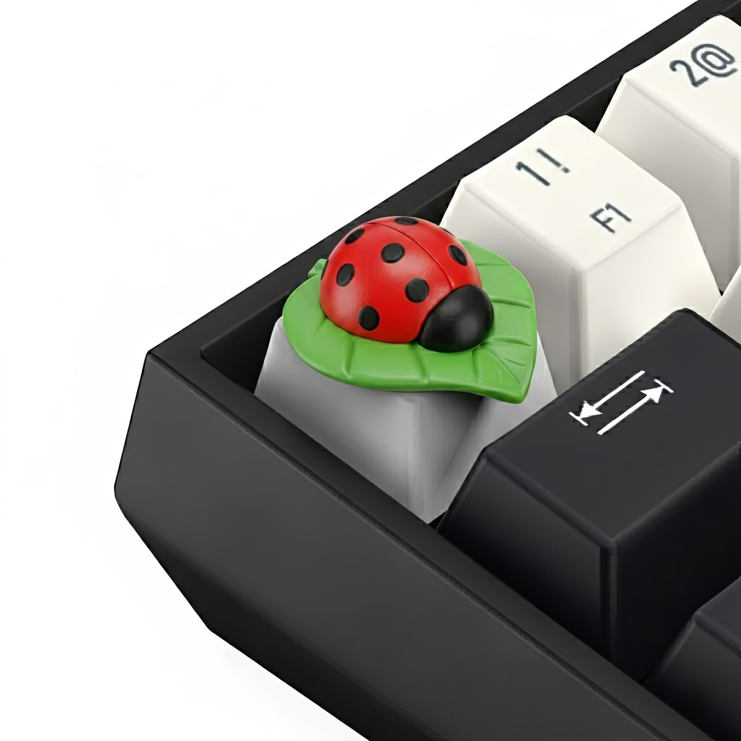 Free 3D Ladybug Keycap For Mechanical Keyboard 3D Print Model ...
