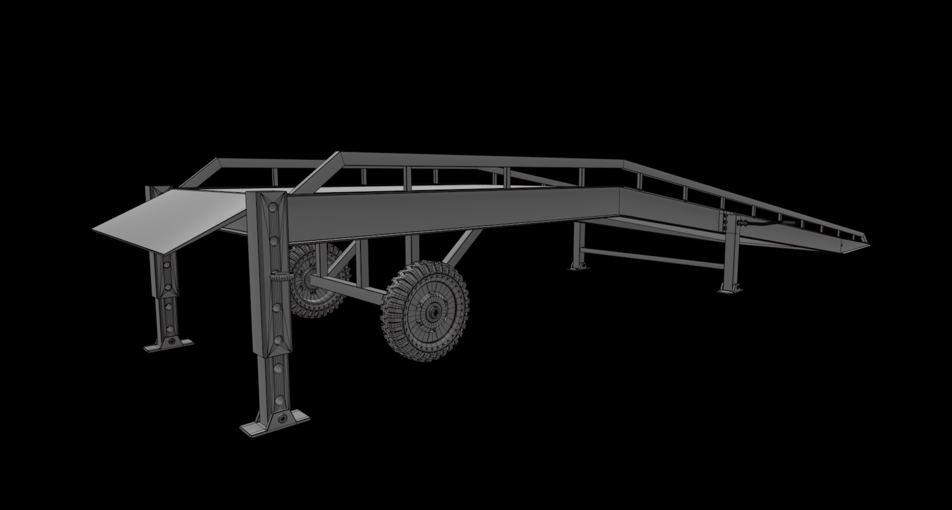 Mobile Loading Ramp 01 3D Model - TurboSquid 2381423