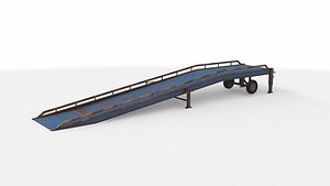 mobile loading ramp 01 3D model