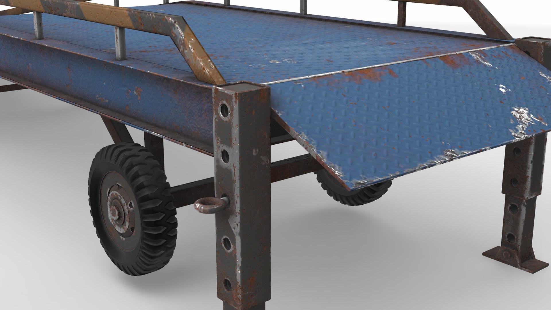 Mobile Loading Ramp 01 3D Model - TurboSquid 2381423
