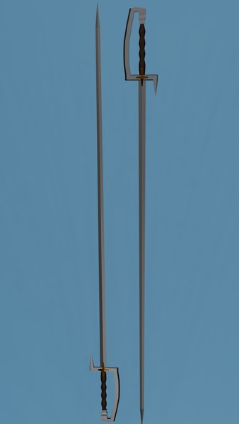 3D model simple rapier