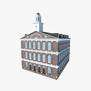 3D faneuil hall visitor center model