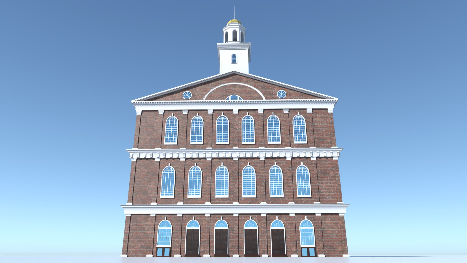 3D Faneuil Hall Visitor Center Model TurboSquid 1708989