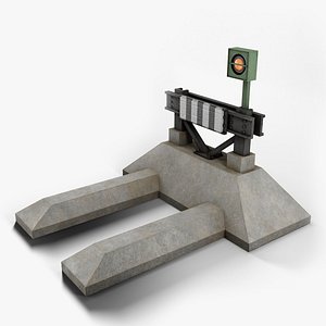3D Railway Buffer Stop