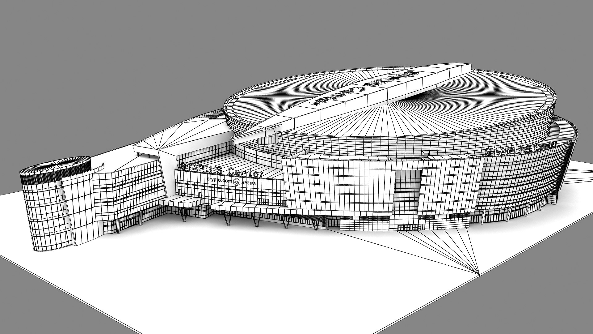 Staples Center Crypto Arena 3D https://p.turbosquid.com/ts-thumb/mH/D204aq/YY/wire_010007/jpg/1680330003/1920x1080/fit_q87/3a33ba536c9cacb300e404ef0c2c4d2f470532d4/wire_010007.jpg