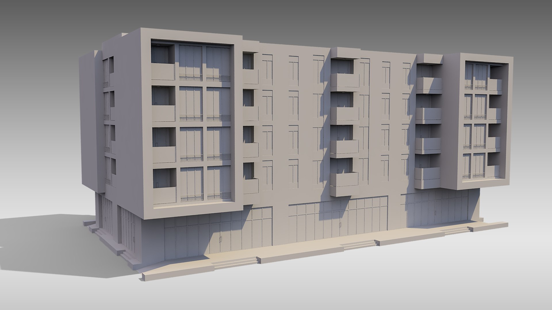 apartment building 3D model https://p.turbosquid.com/ts-thumb/mH/DXxKdt/17/apartmentbuilding00300clay/jpg/1615632490/1920x1080/fit_q87/3f5d72e98958c5ae92313d923d0fcf2eb574c0b0/apartmentbuilding00300clay.jpg