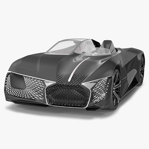 Futuristic Design Car 3D model