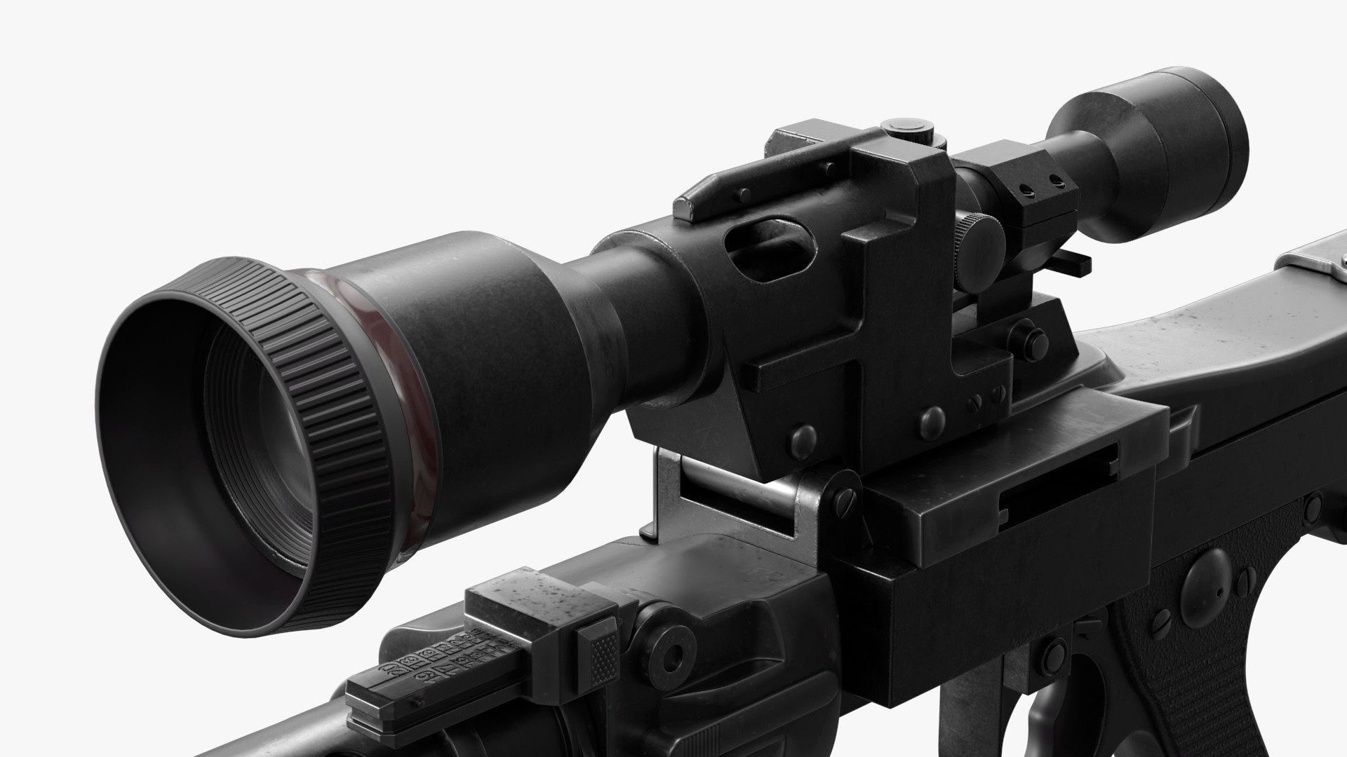 Imperial DLT-19X Sniper Blaster Rifle 3D - TurboSquid 2417353