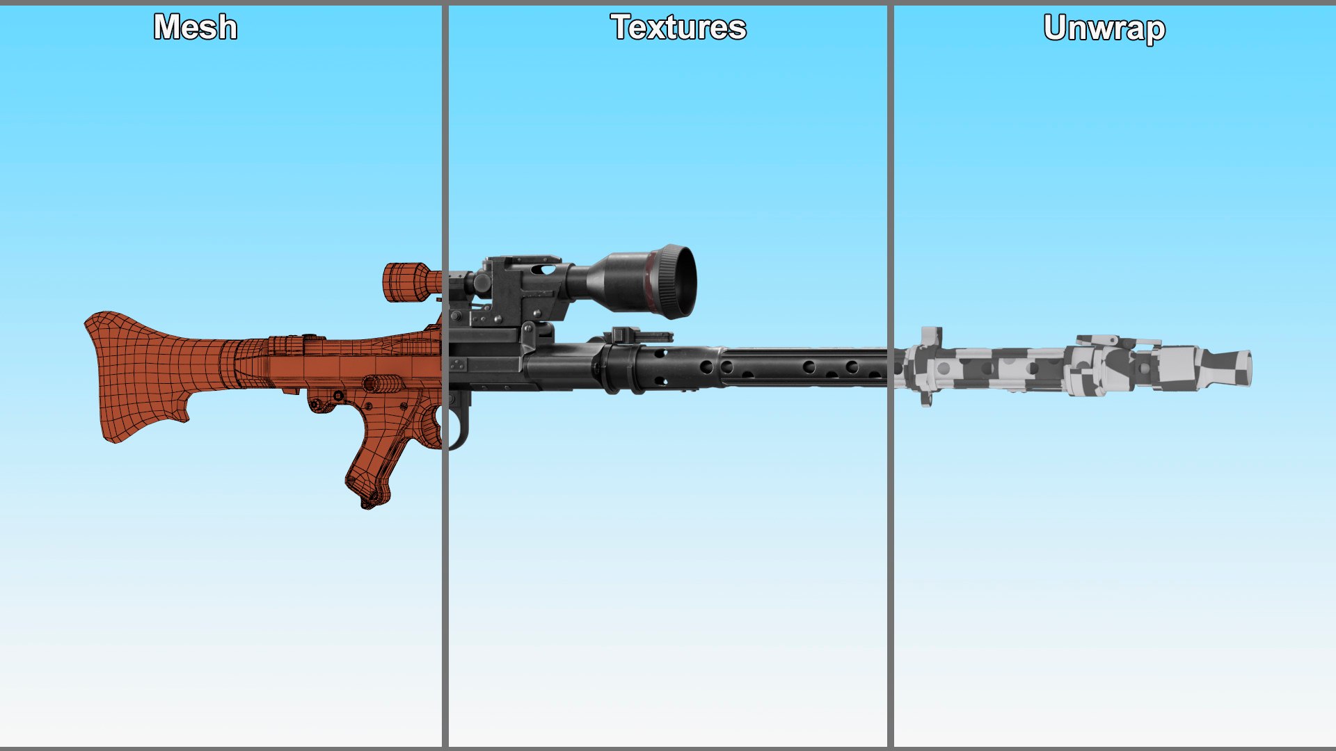 Imperial DLT-19X Sniper Blaster Rifle 3D - TurboSquid 2417353
