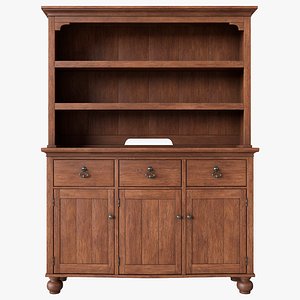 vintage hutch 3D model