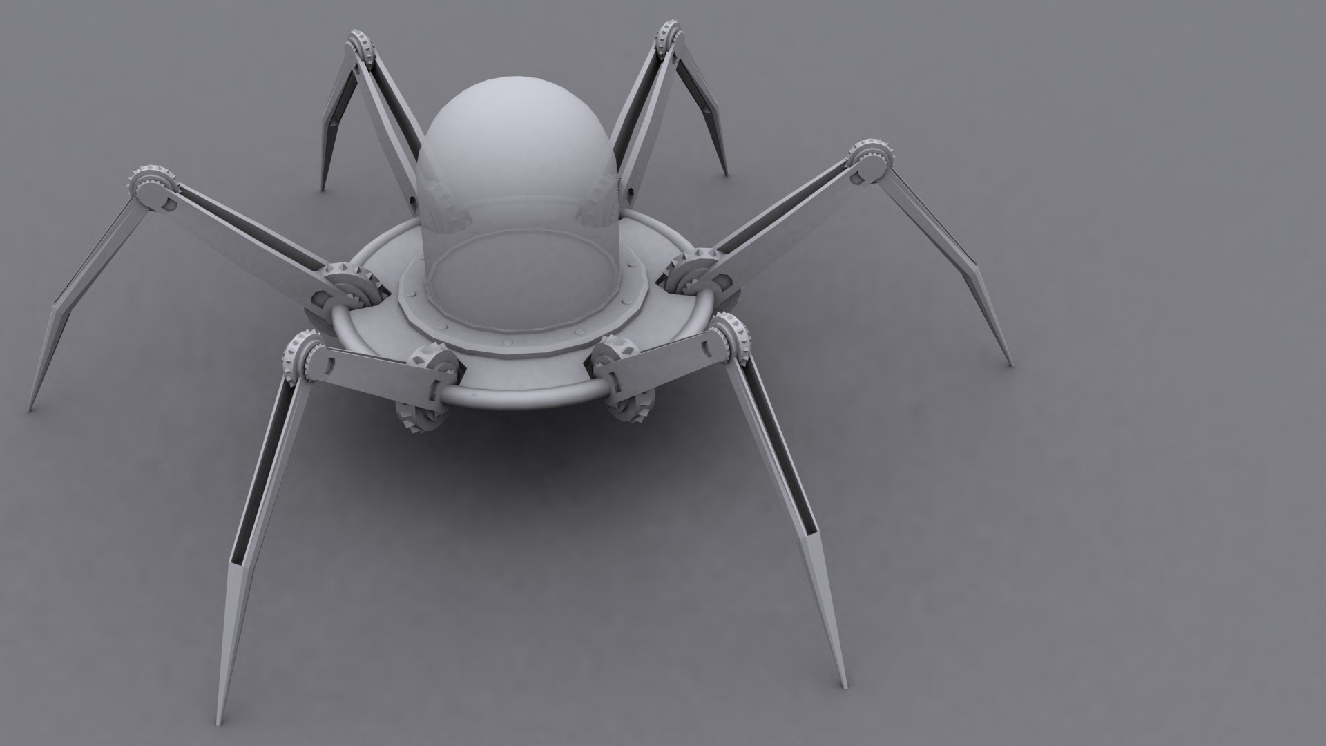 3ds max robo spider robot