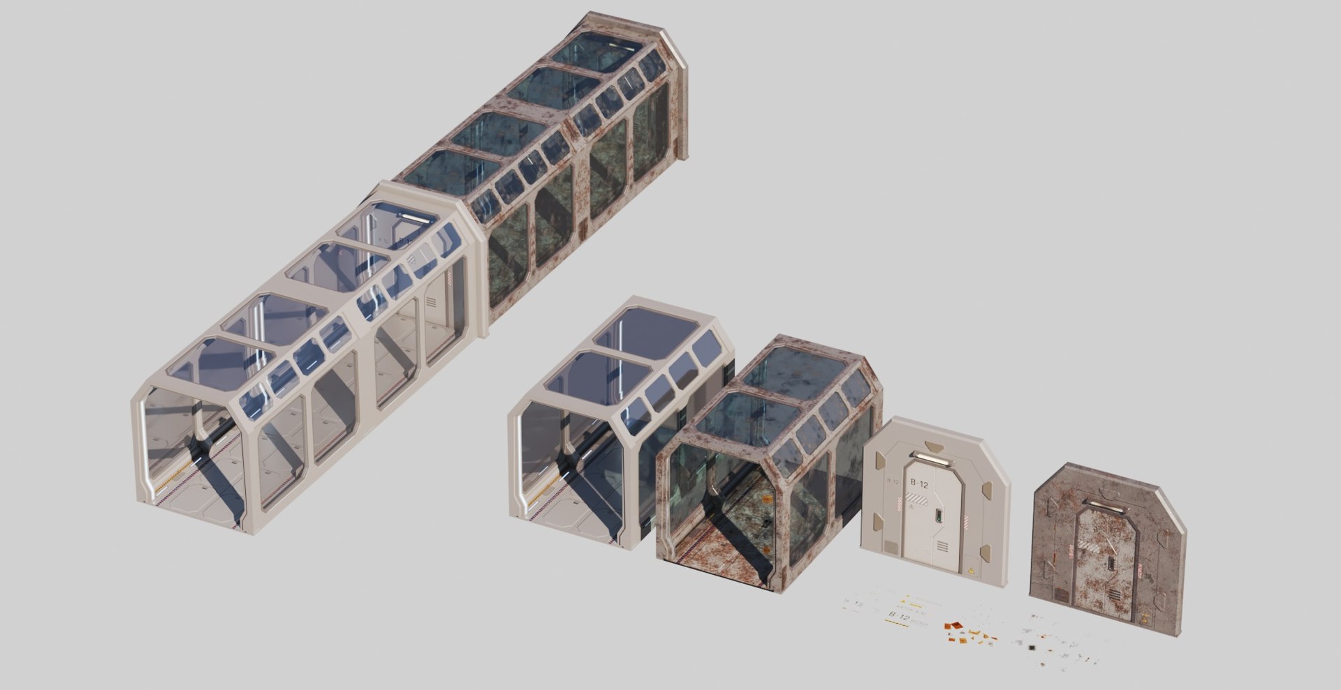 Modular Sci-Fi Corridor - Linear Section - Clean and Dirty 3D https://p.turbosquid.com/ts-thumb/mH/Wbk1w8/jc/10/jpg/1788376436/1920x1080/fit_q87/755ac6b50ec5bed40c5c939cdafa6d1c149675a4/10.jpg
