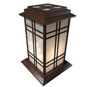japanese lamp 3D model