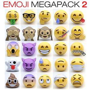 emoji 2 3d max