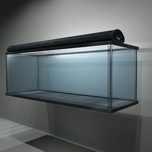 aquarium glass 3d model