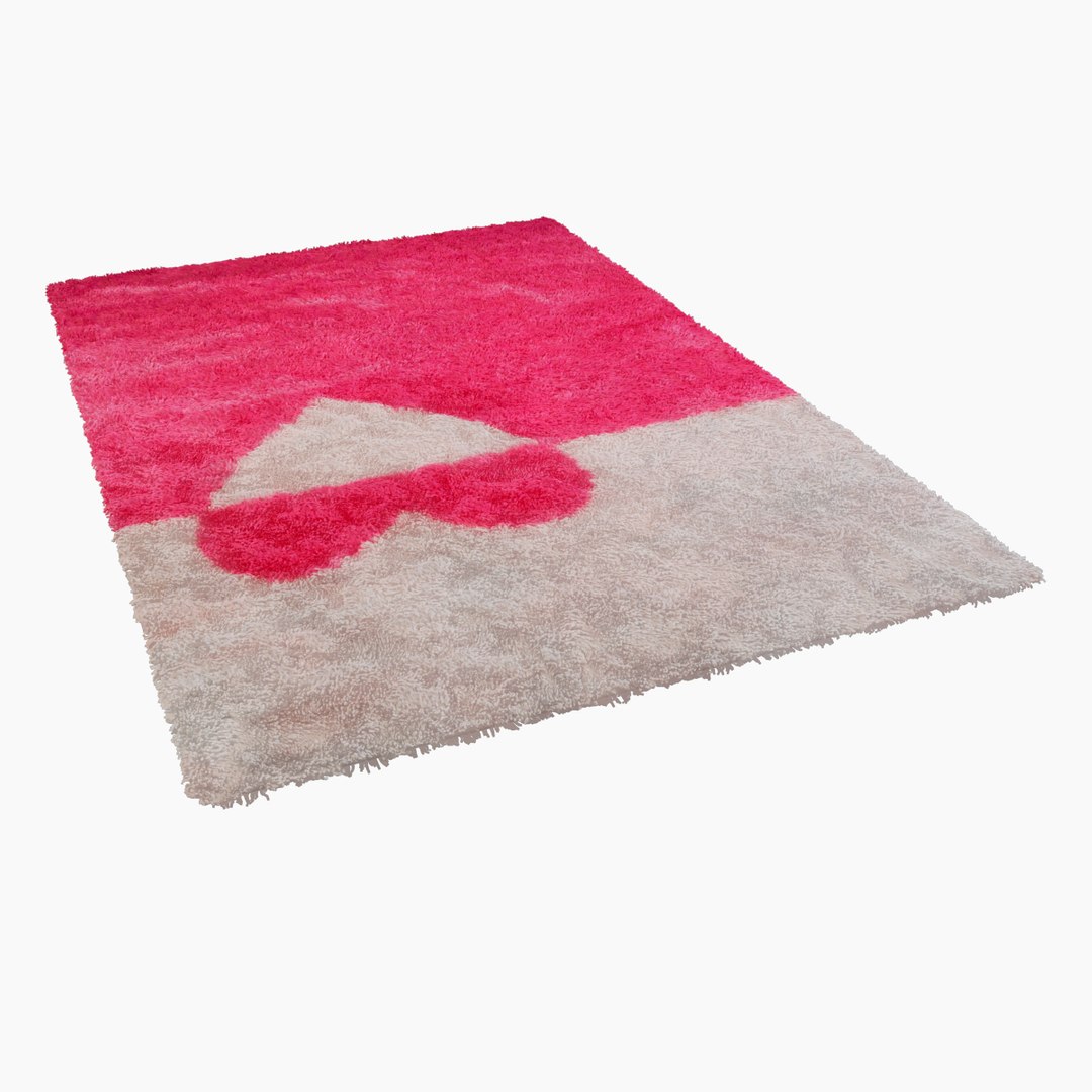 fur rug 3d model