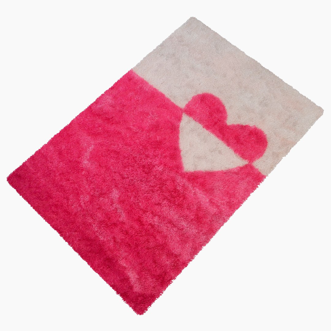fur rug 3d model