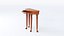 3D stylized cartoon console table
