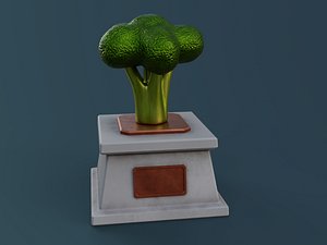 Broccoli Monument 3D model