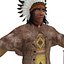 native american chief 3D model