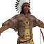 native american chief 3D model