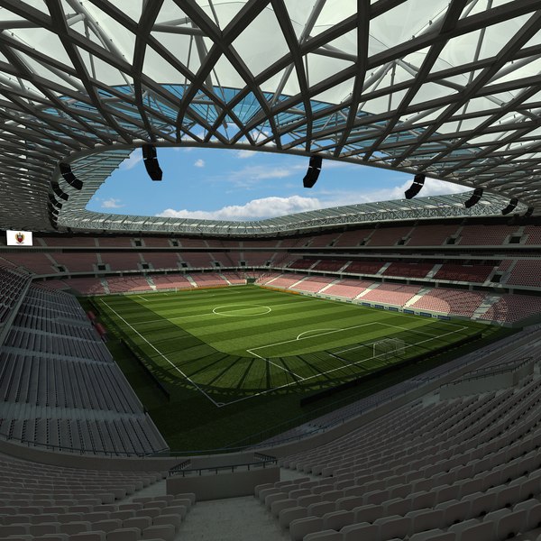 allianz riviera stadium football 3d model