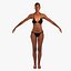 Human Skeleton / Female Skin Combo