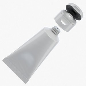 3D cosmetic tube 50g contains model