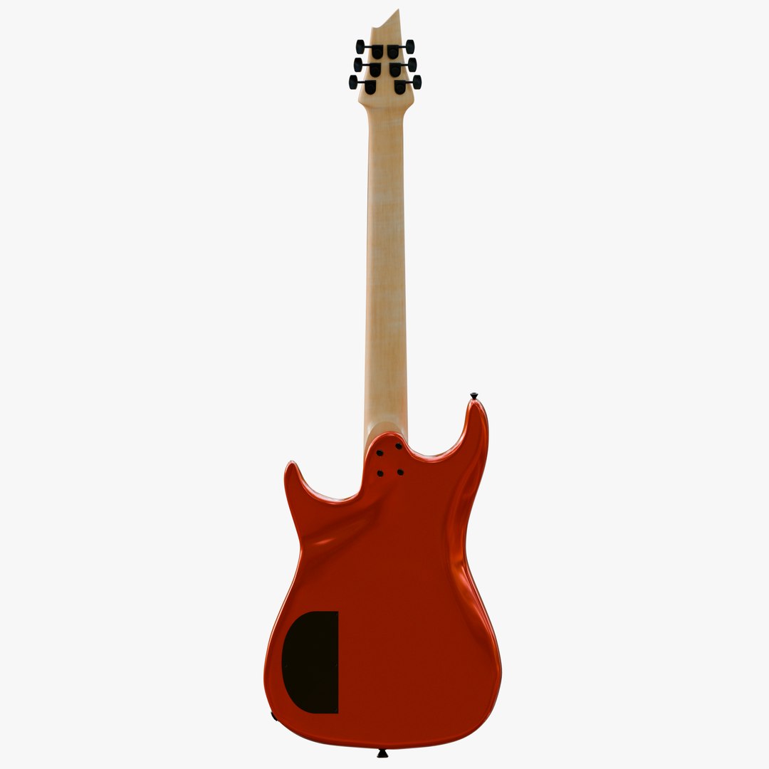 Fender Super Strat Electric Guitar 3D Model - TurboSquid 2136545