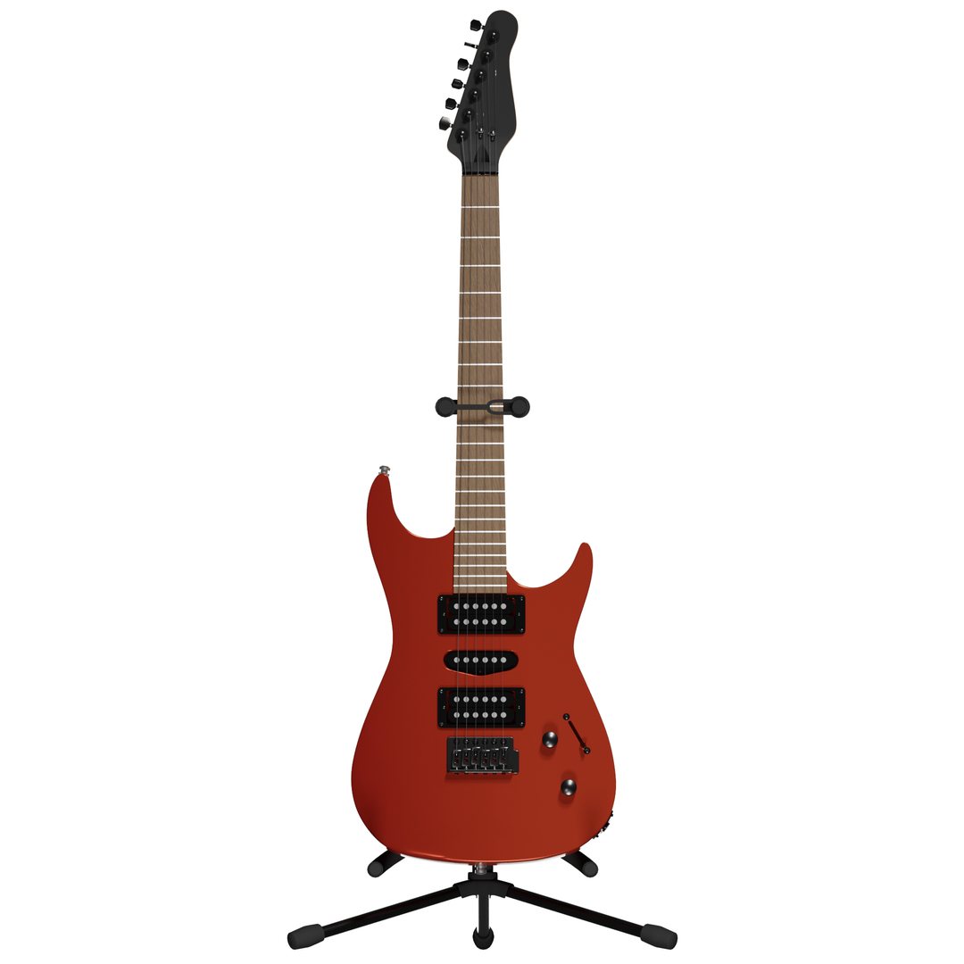 Fender Super Strat Electric Guitar 3D model - TurboSquid 2136545