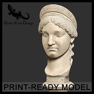 Printable bust of Hera