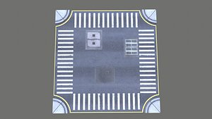 Road Intersection 3D model