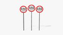 Road Signs - Speed Limits KmH