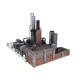 Rafinery - lowpoly