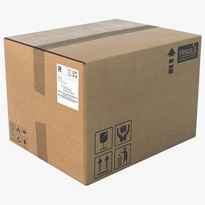 3D cardboard box board