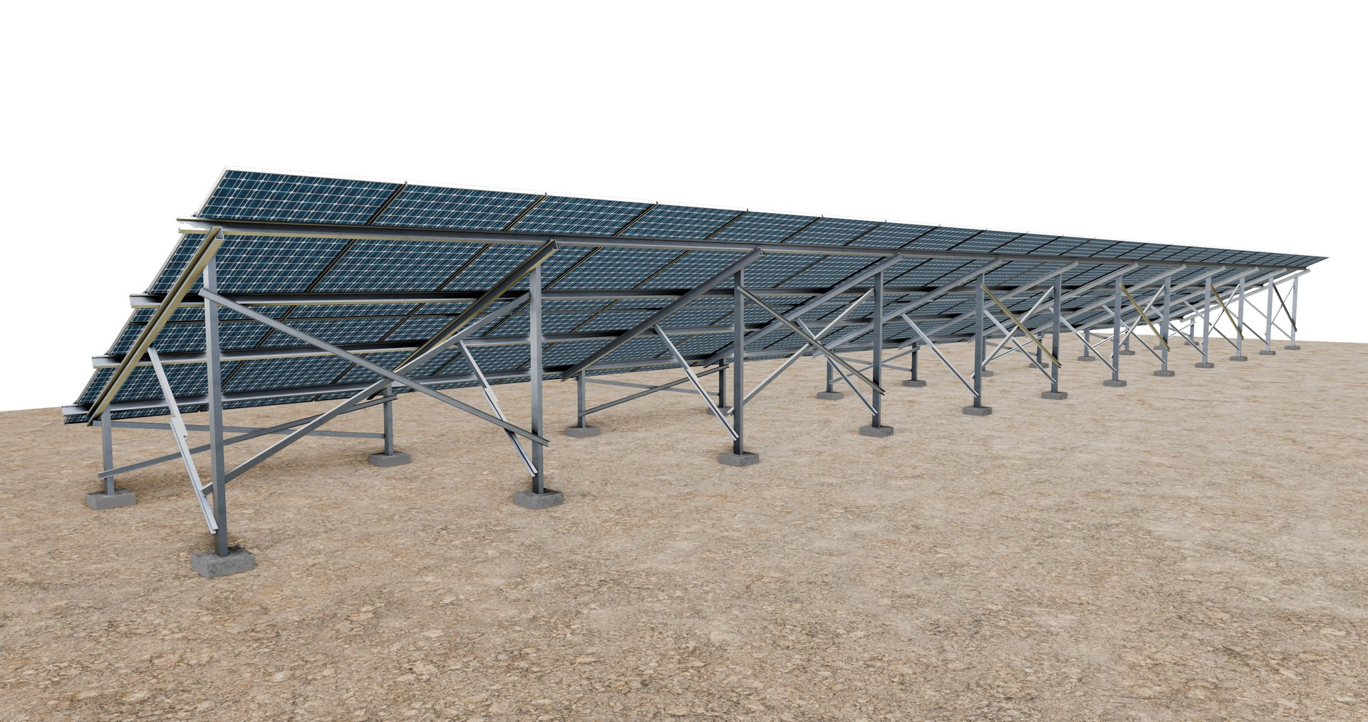 Lowpoly Ground Mounted Solar Panels-25 Rows of PV Modules 3D model https://p.turbosquid.com/ts-thumb/mI/MeyWRT/27/13/jpg/1772355650/1920x1080/fit_q87/bac93f6d3546159a0201760a64317e1c19a8aedf/13.jpg