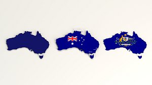 3D australia country commercials model
