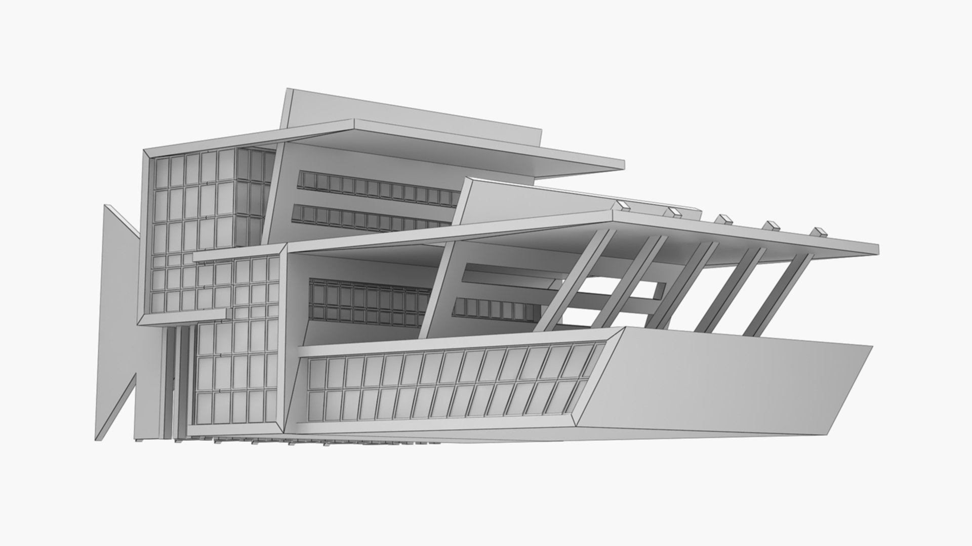 3D Special Building 07 Model - TurboSquid 2343747