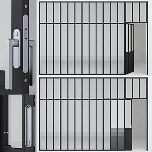 3D Aluminium door 13