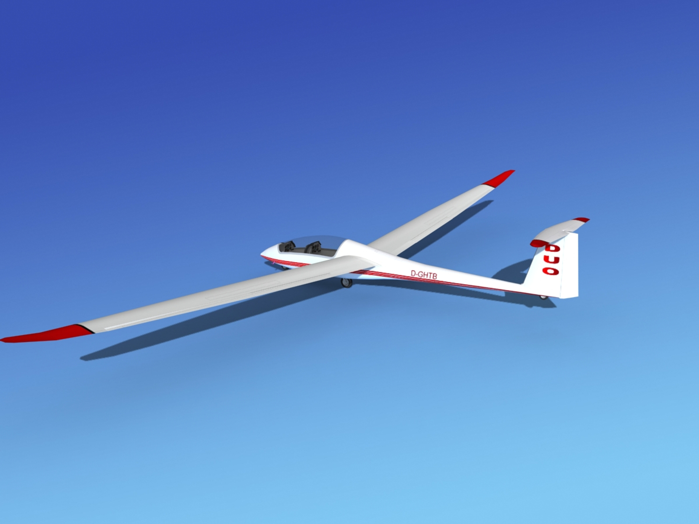 3d discus duo sailplane plane