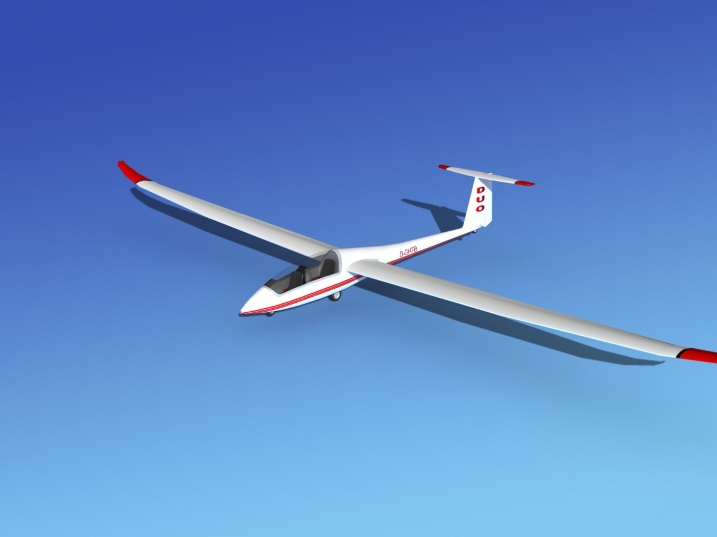 3d discus duo sailplane plane